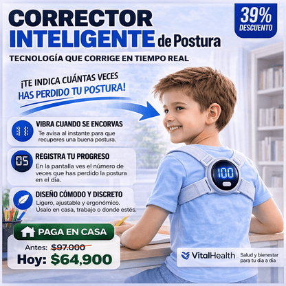 Corrector De Postura Para niños inteligente