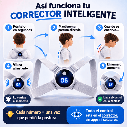 Corrector De Postura Para niños inteligente
